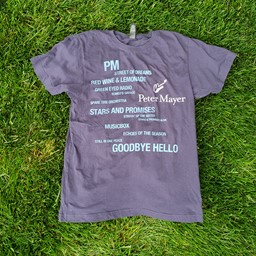 Show details for Peter Mayer Album Tee Picture of Peter Mayer Album Tee