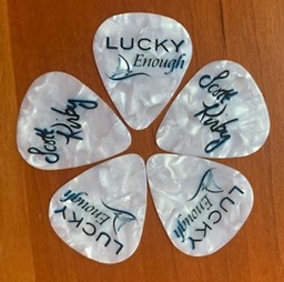 Show details for Scott Kirby Lucky Enough Guitar Picks Picture of Scott Kirby Lucky Enough Guitar Picks