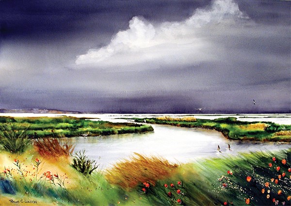 Picture of Storm on the Marsh Giclee Print