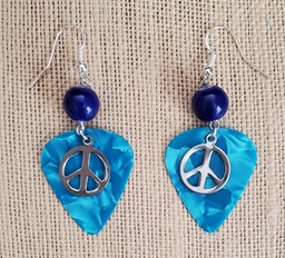 Picture of Peaceful Turquoise Pick Earrings