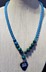 Picture of Blue-Green Beads with Peter Mayer guitar pick