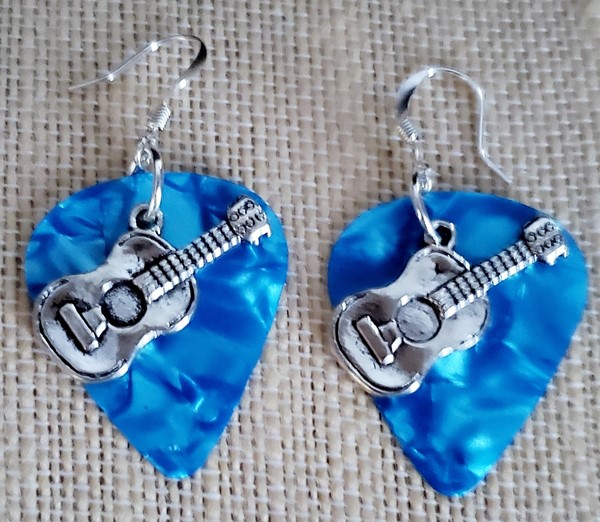 Picture of Turquoise Acoustic Guitar Earrings