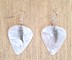 Picture of Frosted White Angel Wing Earrings