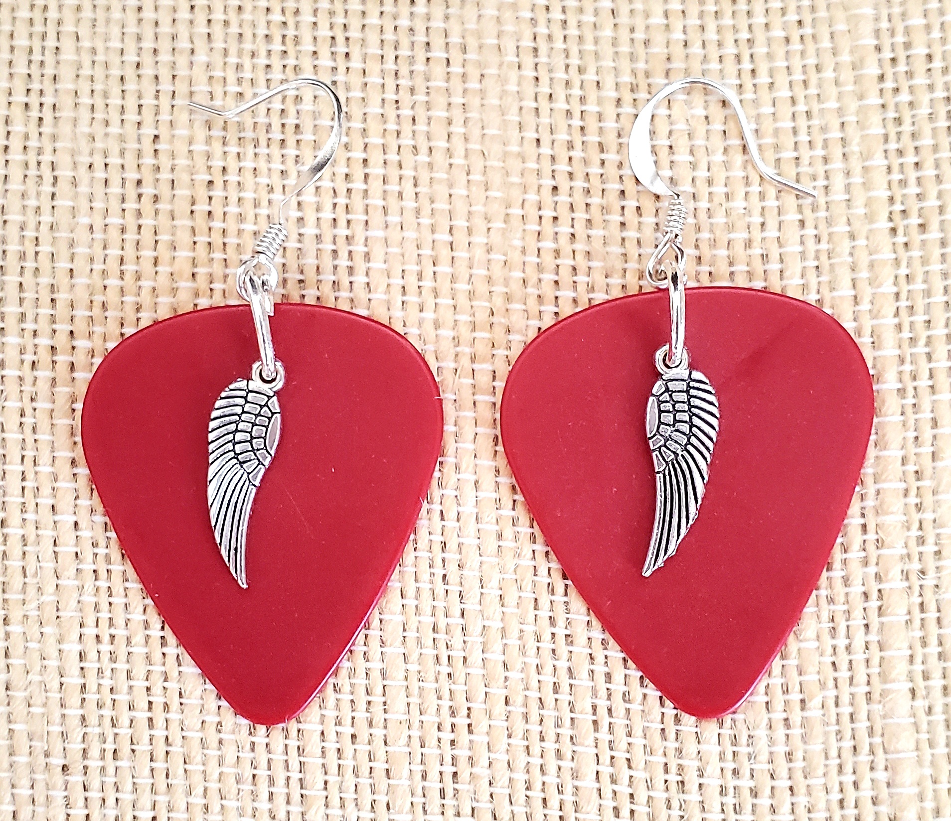 Picture of Red Angel Wings Earrings