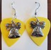 Picture of Ring Out The Bells Earrings on yellow picks