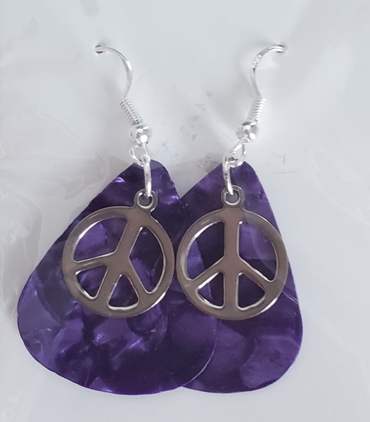 Picture of Purple Peace Earrings